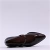 Paul Green Pointed Toe Mary Jane Pump - Dark Brown Patent
